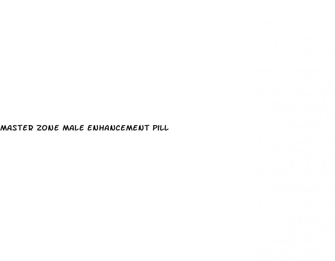 master zone male enhancement pill
