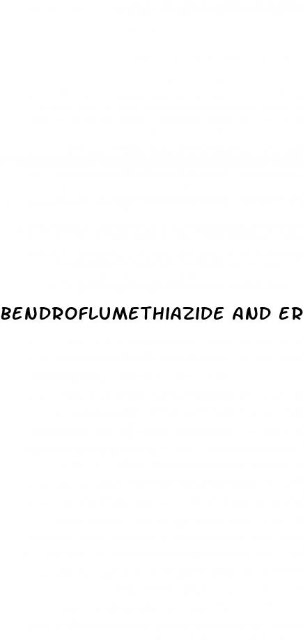 bendroflumethiazide and erectile dysfunction