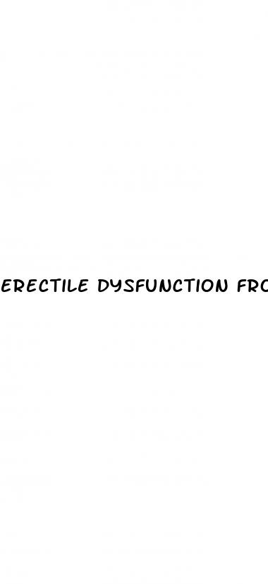 erectile dysfunction from drug use