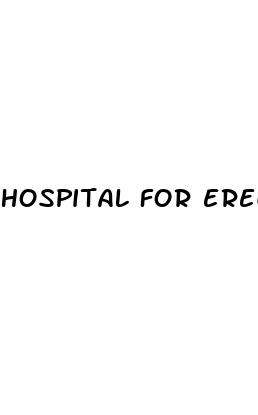 hospital for erectile dysfunction