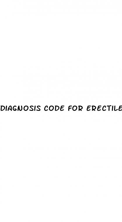 diagnosis code for erectile dysfunction