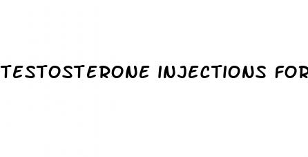 testosterone injections for erectile dysfunction