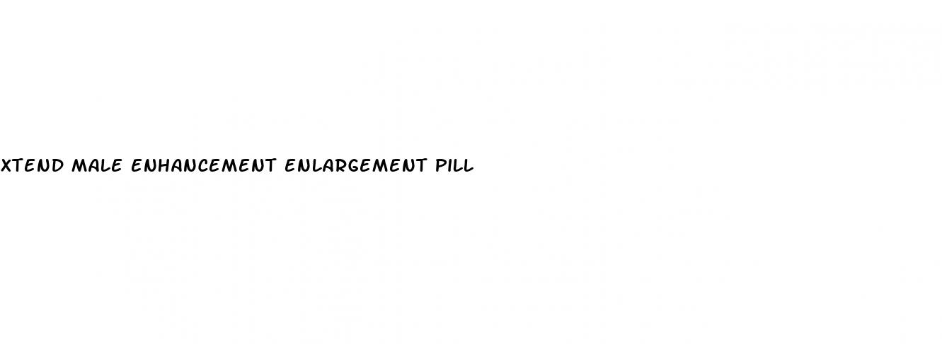xtend male enhancement enlargement pill