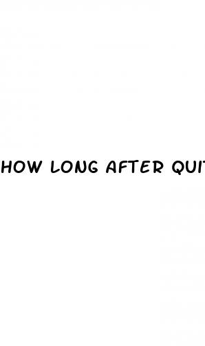 how long after quitting smoking erectile dysfunction