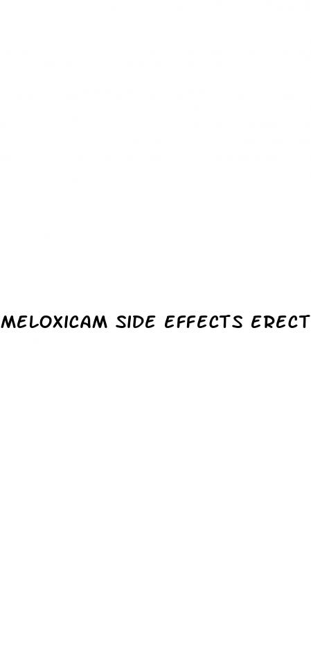 meloxicam side effects erectile dysfunction