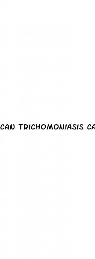 can trichomoniasis cause erectile dysfunction