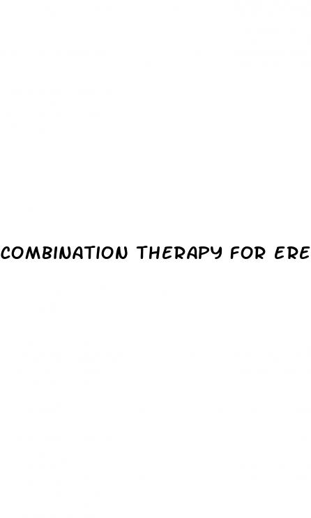 combination therapy for erectile dysfunction