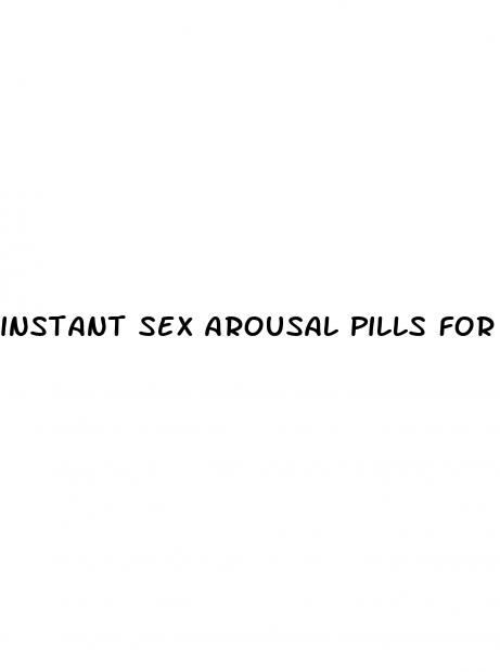 instant sex arousal pills for female