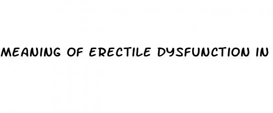 meaning of erectile dysfunction in hindi