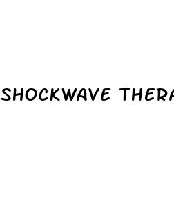 shockwave therapy erectile dysfunction forum