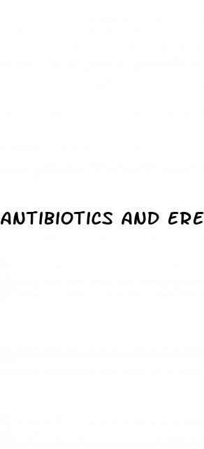 antibiotics and erectile dysfunction