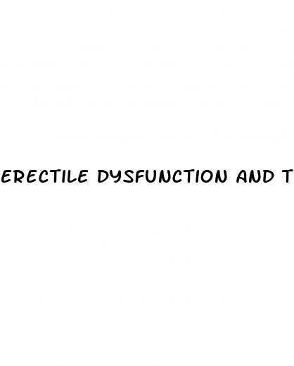 erectile dysfunction and treatment