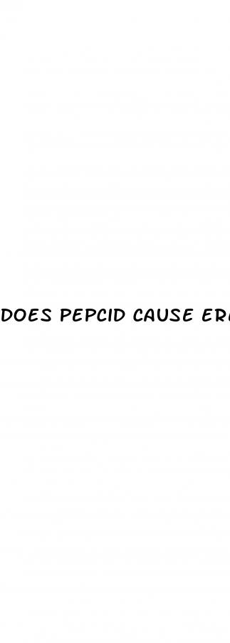 does pepcid cause erectile dysfunction