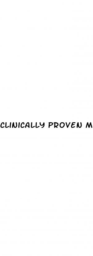 clinically proven male enhancement