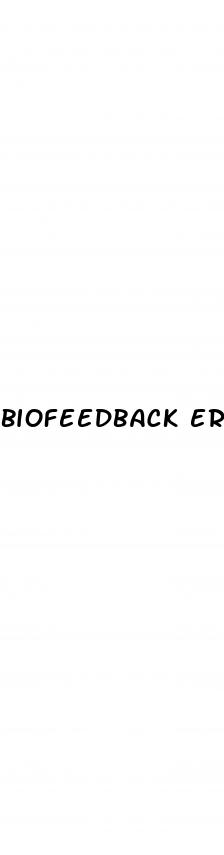 biofeedback erectile dysfunction