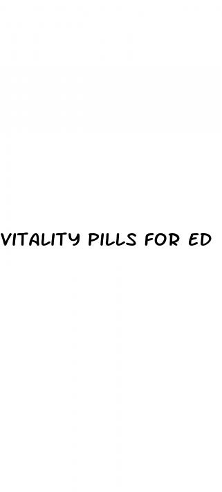 vitality pills for ed