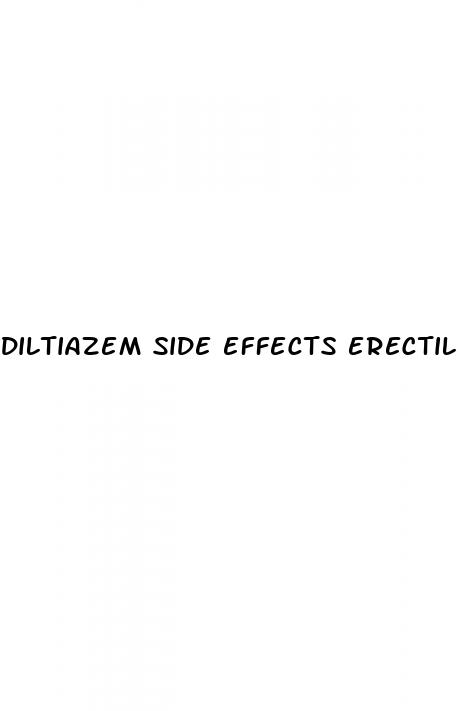diltiazem side effects erectile dysfunction