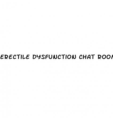 erectile dysfunction chat room