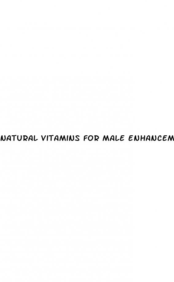 natural vitamins for male enhancement