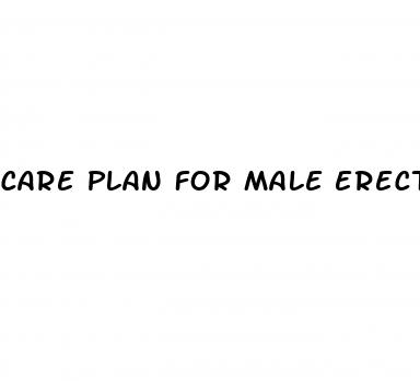 care plan for male erectile dysfunction