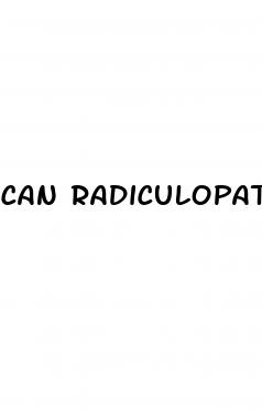 can radiculopathy cause erectile dysfunction