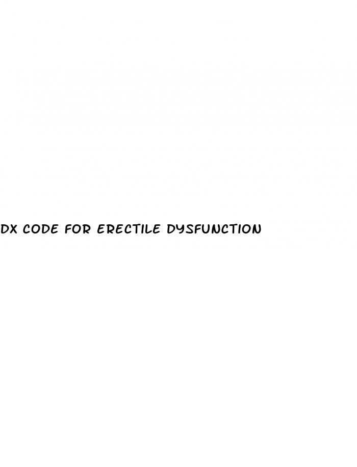 dx code for erectile dysfunction