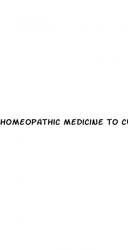 homeopathic medicine to cure erectile dysfunction