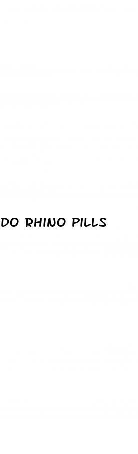 do rhino pills