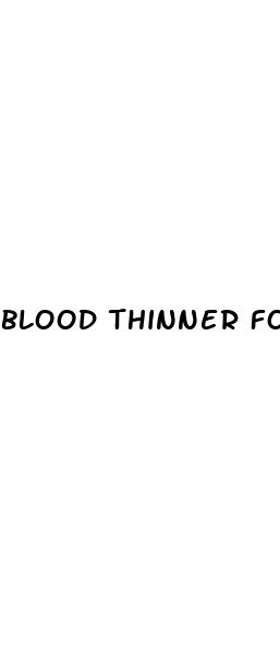 blood thinner for erectile dysfunction
