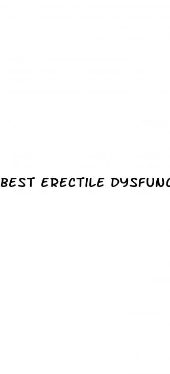 best erectile dysfunction cure