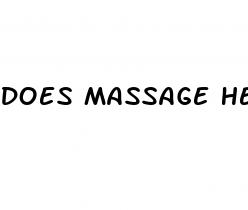 does massage help with erectile dysfunction