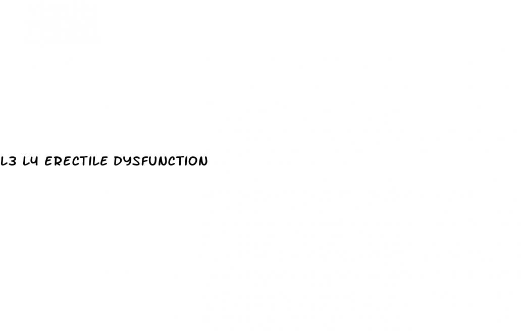l3 l4 erectile dysfunction