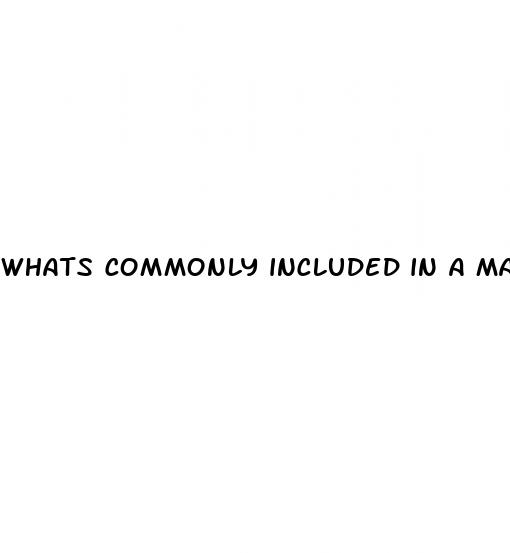 whats commonly included in a male enhancement proprietary blend