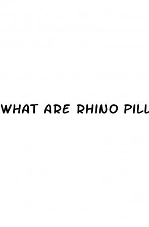 what are rhino pill