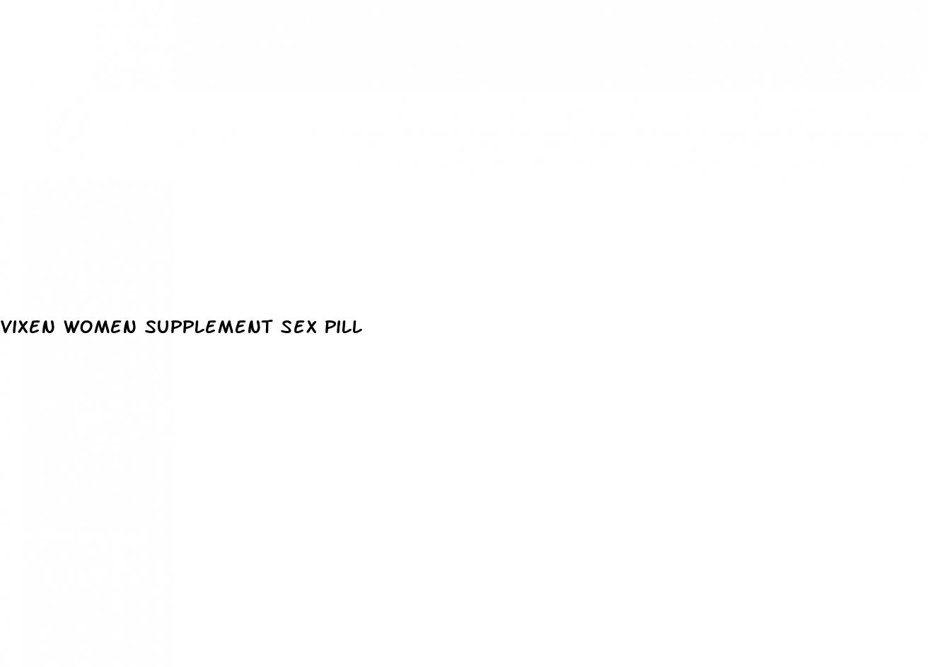 vixen women supplement sex pill