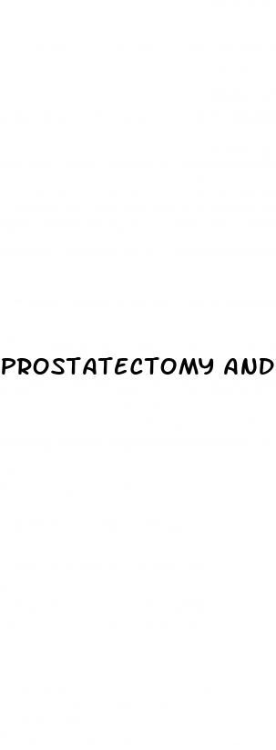 prostatectomy and erectile dysfunction