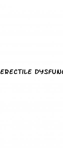 erectile dysfunction and anxiety