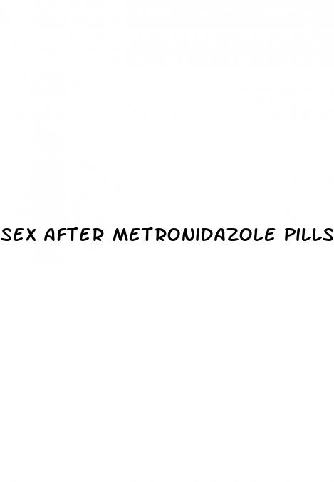 sex after metronidazole pills for bv
