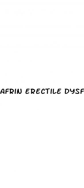 afrin erectile dysfunction