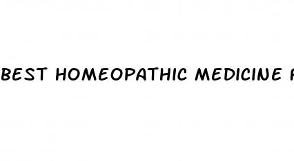 best homeopathic medicine for erectile dysfunction and premature ejaculation