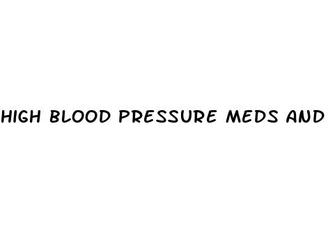 high blood pressure meds and ed pills