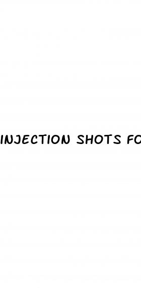 injection shots for erectile dysfunction