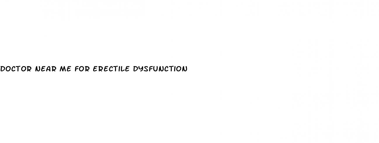 doctor near me for erectile dysfunction