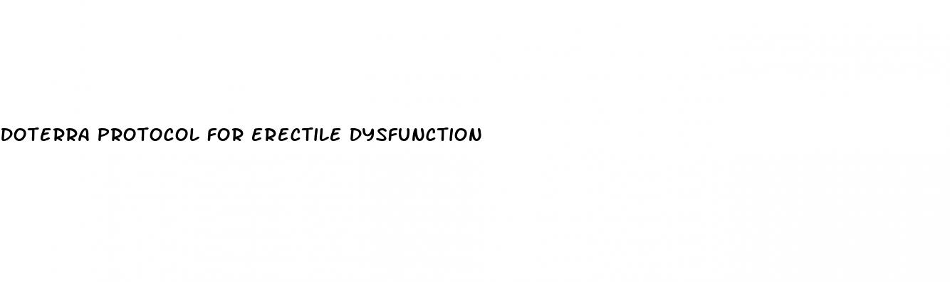 doterra protocol for erectile dysfunction