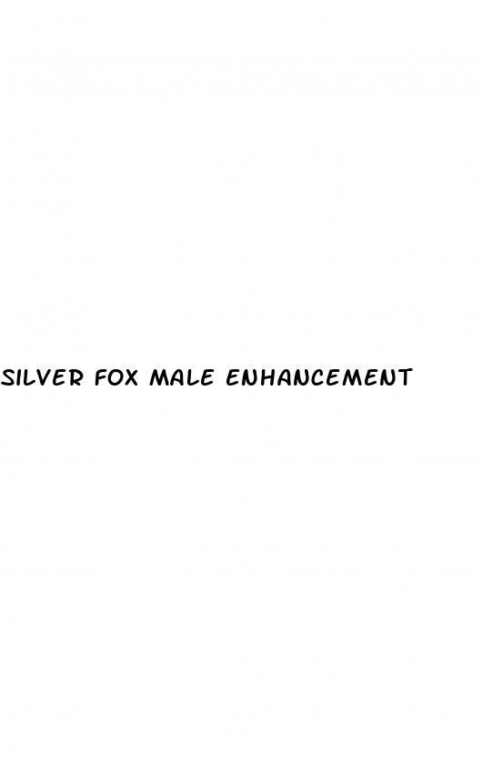 silver fox male enhancement
