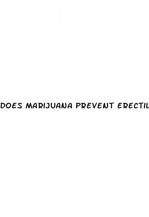 does marijuana prevent erectile dysfunction