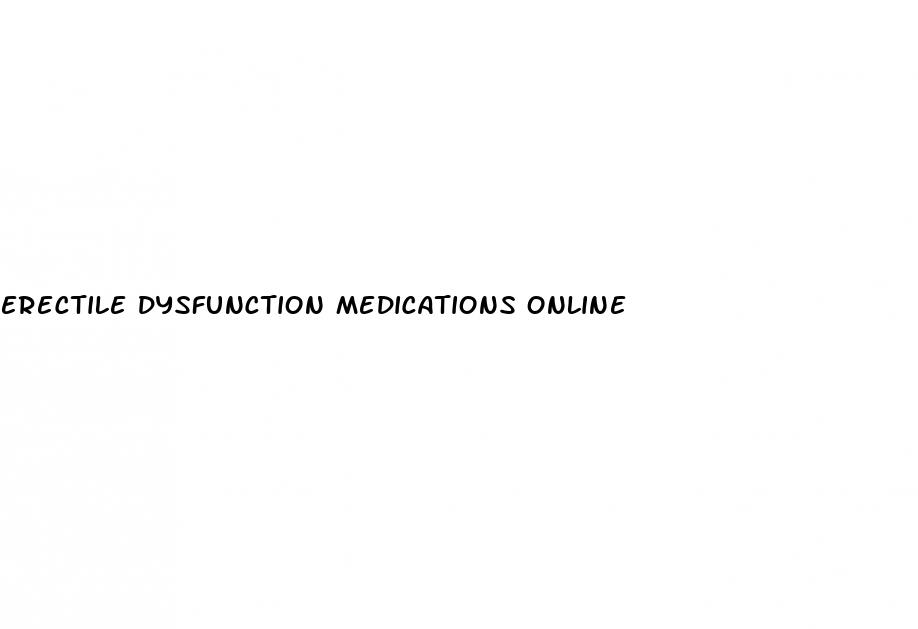 erectile dysfunction medications online