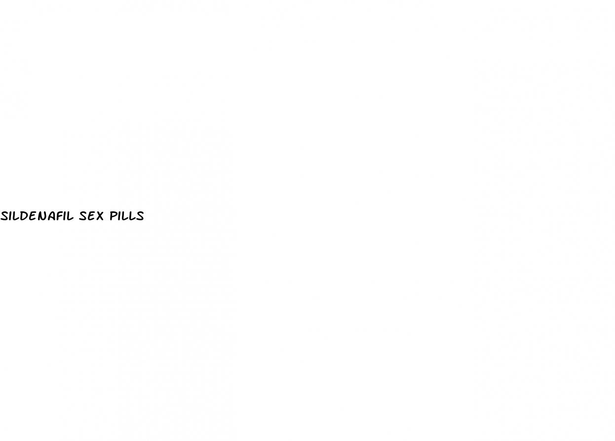 sildenafil sex pills