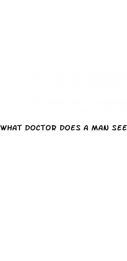 what doctor does a man see for erectile dysfunction