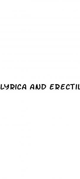 lyrica and erectile dysfunction